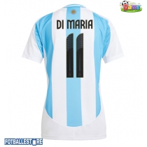 Argentina Angel Di Maria #11 Hjemmedrakt Dame Copa America 2024 Kortermet